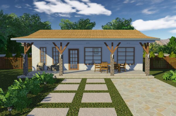 Small Custom 1 Story House 2 Bedroom 2 Bathroom